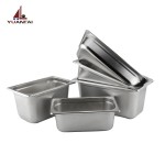 Food Container Supplier - European Style Stainless Steel GN Pan