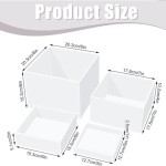 Display Stand Supplier - White Acrylic Wedding Cake Display Stand