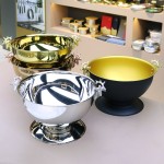 Ice Bowl Supplier - High Quality Small Golden Wine Chiller Bucket