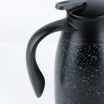 Water Kettle Supplier - 1.6L Black Double Wall Vacuum Hot Water Pot