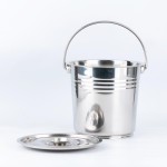 Ice Bucket Supplier - Hotel Bar Stainless Steel Household Bucket