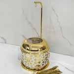 Food Warmer Factory - OEM 8L Hanging Lid Chafing Dish for Wedding Party