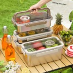 Food Container Manufacturer - Big Capacity Fruit Dumpling Storage Container
