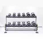Dumbbell Rack Factory - Commercial 2 Tiers Storage Stand