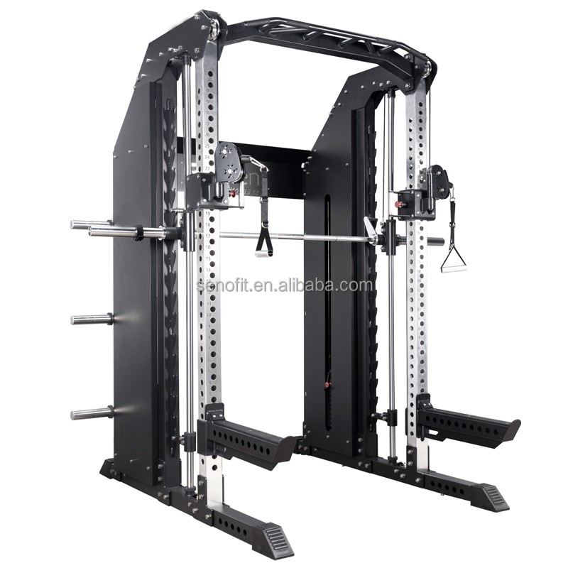 Cable Machine Factory - Multi Functional Power Rack Smith Machine