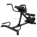 Hyperextension Bench Supplier - Foldable Roman Chair Glute Ab Workout