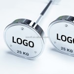 Barbell Bar Manufacturer - IPF Level Chrome Curved Bar