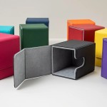Card Storage Box Supplier - PU Leather Magnetic Buckle