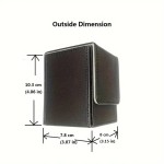 Card Storage Box Supplier - PU Leather Magnetic Buckle