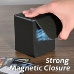 Card Storage Box Supplier - PU Leather Magnetic Buckle