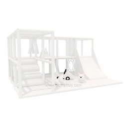 Soft Play Equipment Factory - White Indoor Play Set for Toddlers