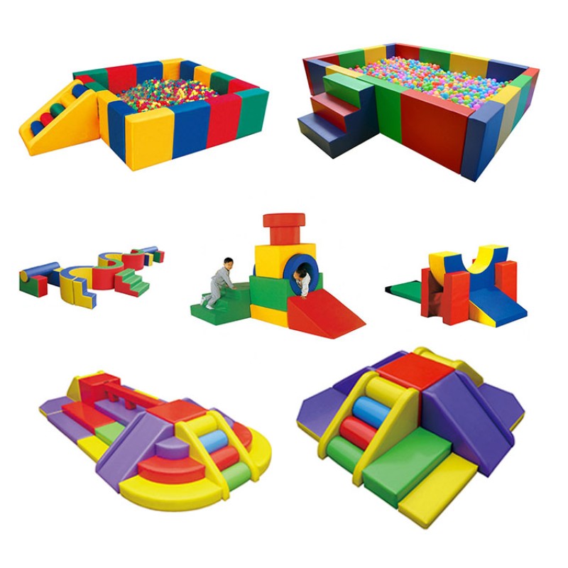 Soft Play Package Manufacturer - Custom Color Toddler Equipment Set
