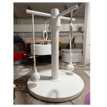 Playground Equipment Factory - White Carousel Electric Merry Go Round