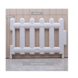 Playground Fence Manufacturer - White Plastic Panel Ball Pit Fence
