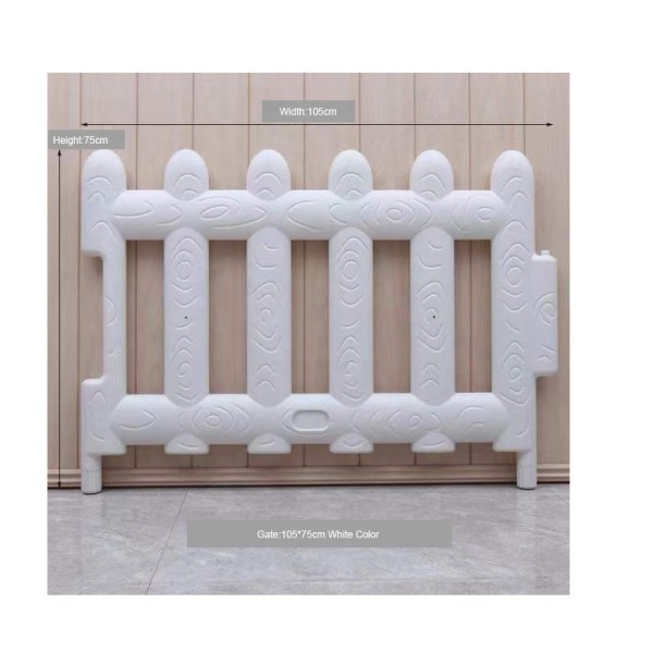 Playground Fence Manufacturer - White Plastic Panel Ball Pit Fence