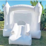 Soft Play Set Manufacturer - White Colorful Bounce House Playground