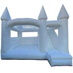 Bounce House Supplier - 10x10ft White Inflatable with Slide