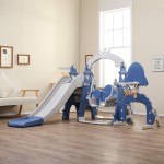 Playground Slide Supplier - Safety Kids Mini Plastic Slide Toy