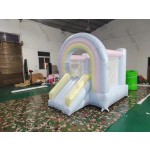 Bouncy Castle Manufacturer - White Inflatable Playground Jumping Set