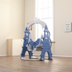 Indoor Playground Supplier - 3 in 1 Plastic Baby Swing Slide Set