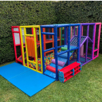 Indoor Playground Manufacturer - Custom Pink Kids Play Area with Slide