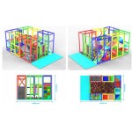 Indoor Playground Manufacturer - Custom Pink Kids Play Area with Slide