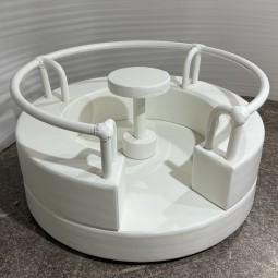 Carousel Manufacturer - White Electric Merry Go Round Toddler