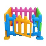 Playground Fence Manufacturer - White Plastic Panel Ball Pit Fence