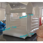 Bounce House Supplier - Pure White Jumping Castle with Slide