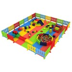 Play Fence Supplier - Colorful Plastic Safety Fence with Gate