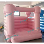 Bounce House Supplier - Pure White Jumping Castle with Slide