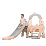 Indoor Playground Supplier - 3 in 1 Plastic Baby Swing Slide Set
