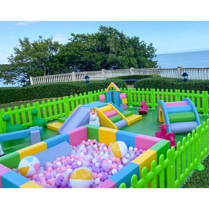 Outdoor Play Set Manufacturer - Soft Climber Home Play Area Blocks