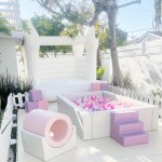 Bounce House Supplier - 10x10ft White Inflatable with Slide