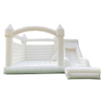 Bounce House Supplier - 10x10ft White Inflatable with Slide