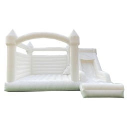 Bounce House Supplier - 10x10ft White Inflatable with Slide