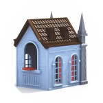 Playhouse Supplier - Small Outdoor Playhouse with Slide and Playpen