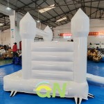 Bounce House Factory - White Small Inflatable Castle for Birthday