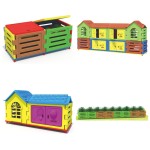 Storage Cabinet Factory - Portable Detachable Children Toy Cabinet