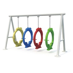 Swing Chair Manufacturer - Pirate Ship Shape Backyard Swing Set