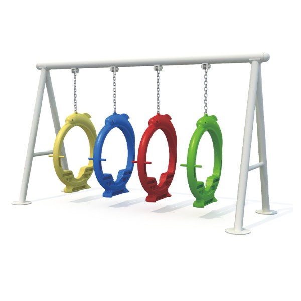 Swing Chair Manufacturer - Pirate Ship Shape Backyard Swing Set