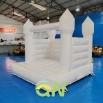 Bounce House Factory - White Small Inflatable Castle for Birthday