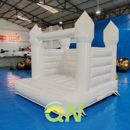 Bounce House Factory - White Small Inflatable Castle for Birthday