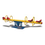Playground Equipment Supplier - Outdoor Amusement Park Steel Seesaw