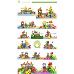 Playground Slide Factory - Commercial Park Space Theme Plastic Slide