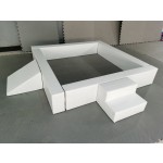 Ball Pit Manufacturer - Luxury Clear Window Household White Ball Pit