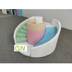 Soft Play Sets Manufacturer - Macaron Theme Baby Play Equipment for School