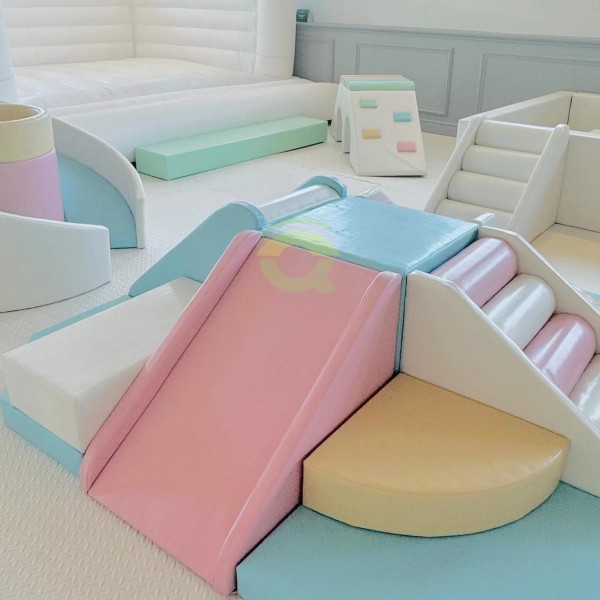 Soft Play Sets Manufacturer - Macaron Theme Baby Play Equipment for School