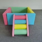 Ball Pool Supplier - Macaron Series Portable Rental Baby Soft Pits
