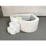 Ball Pool Equipment Manufacturer - Luxury Heart Shape Pastel Soft Play